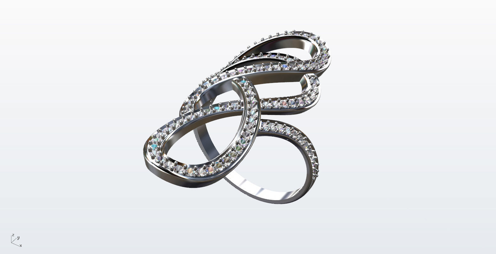 ring tangle 001 3D print model_0