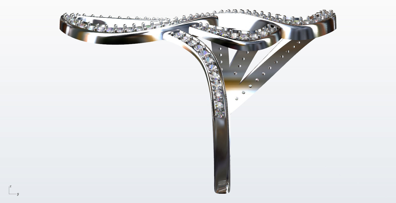 ring tangle 001 3D print model_2