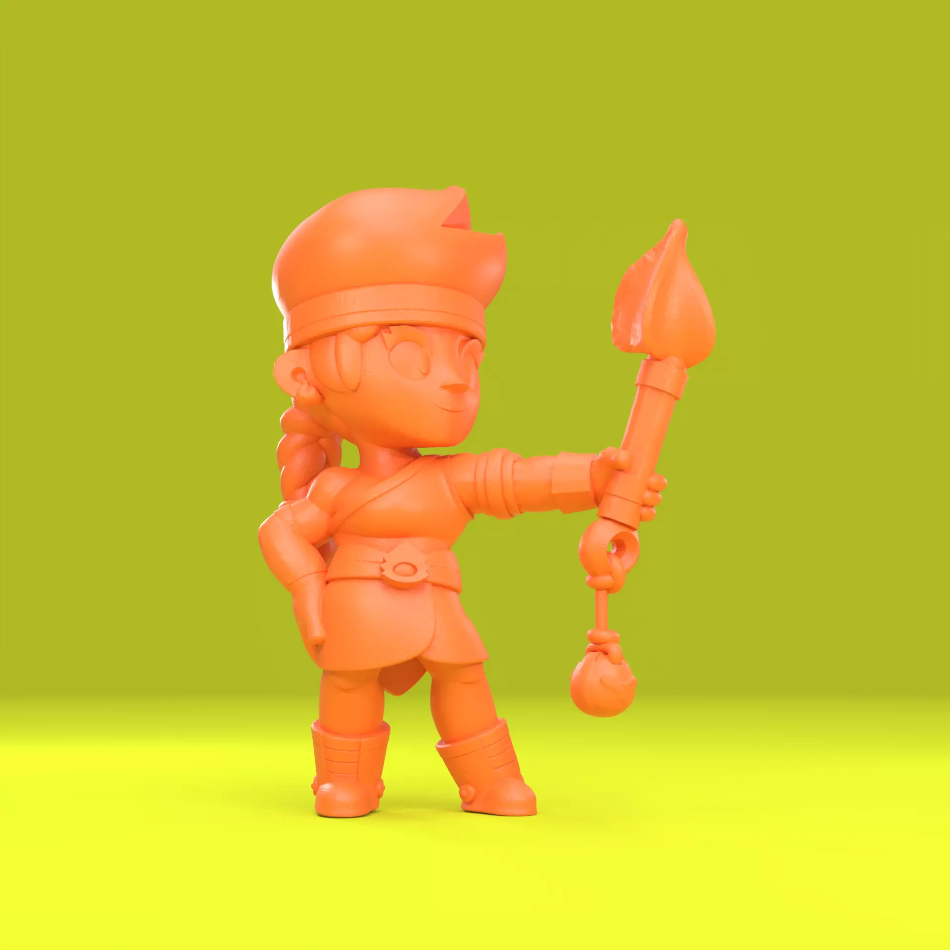 Amber Original - Brawl Stars 3D print model