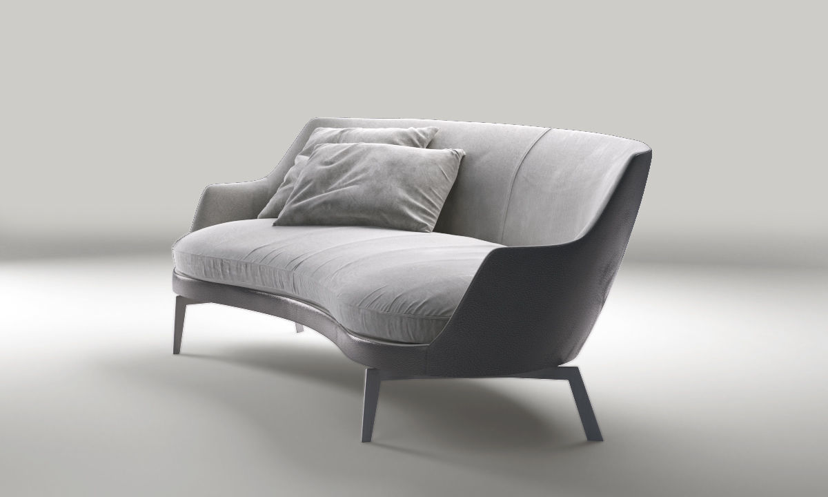 Flexform Guscio sofa ANTONIO CITTERIO  3D model_4