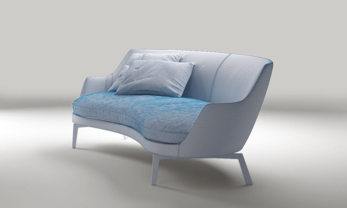 Flexform Guscio sofa ANTONIO CITTERIO  3D model_5