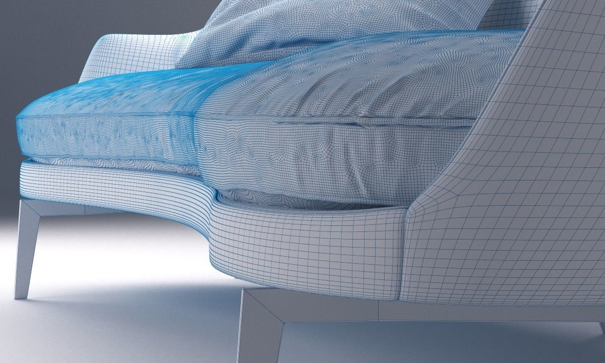 Flexform Guscio sofa ANTONIO CITTERIO  3D model_11