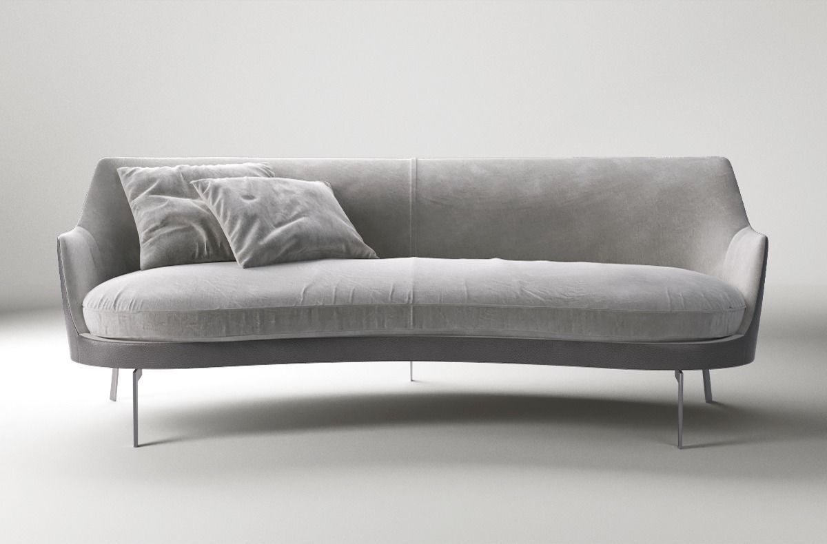 Flexform Guscio sofa ANTONIO CITTERIO  3D model_1