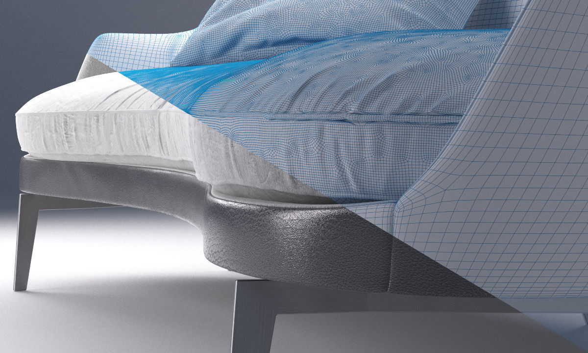 Flexform Guscio sofa ANTONIO CITTERIO  3D model_10