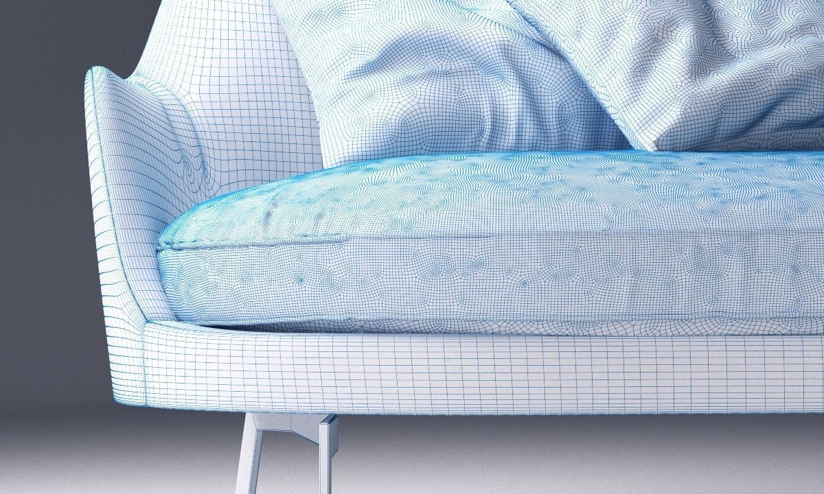 Flexform Guscio sofa ANTONIO CITTERIO  3D model_12