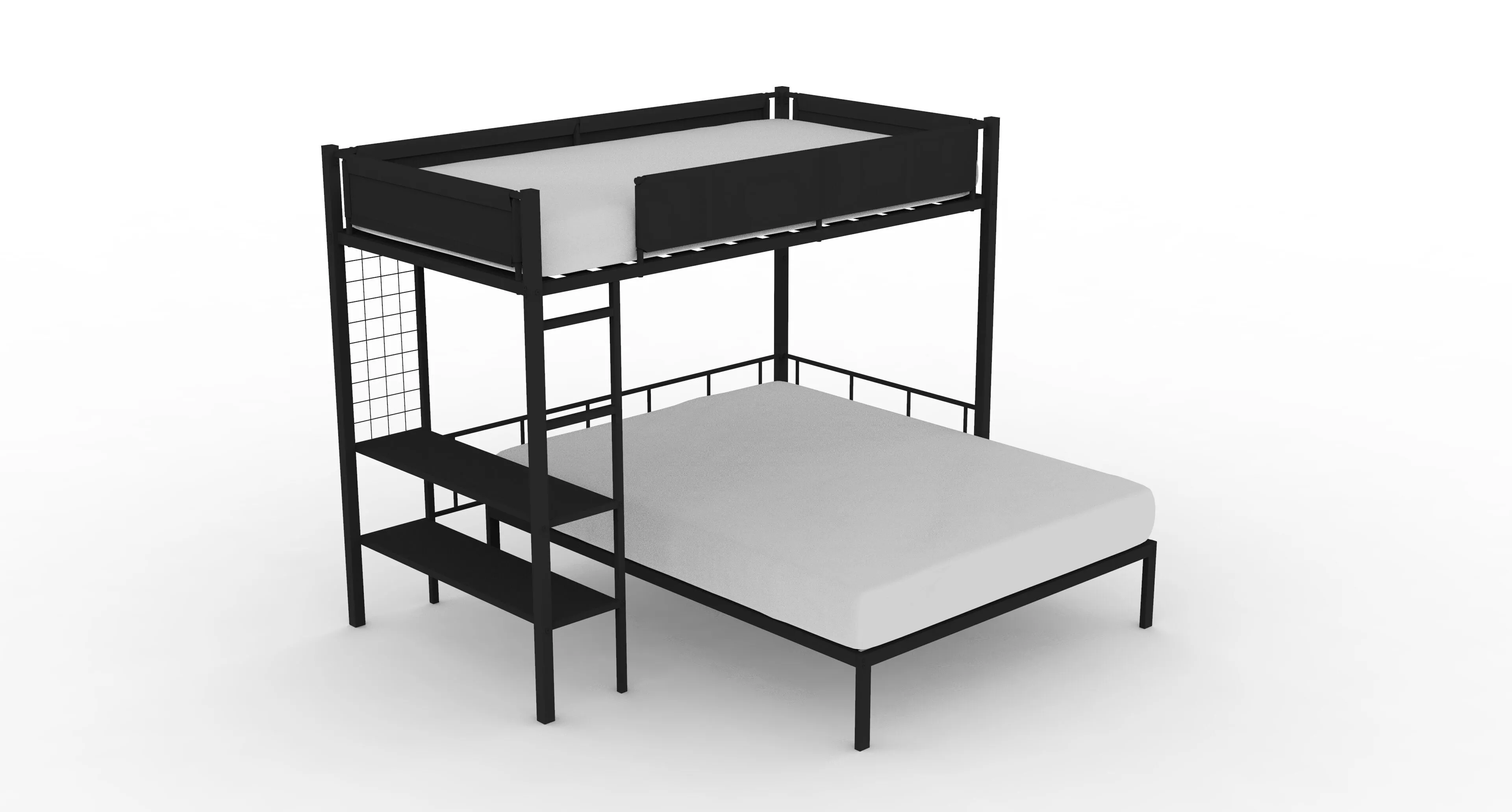Bunk Bed Low-poly 3D model