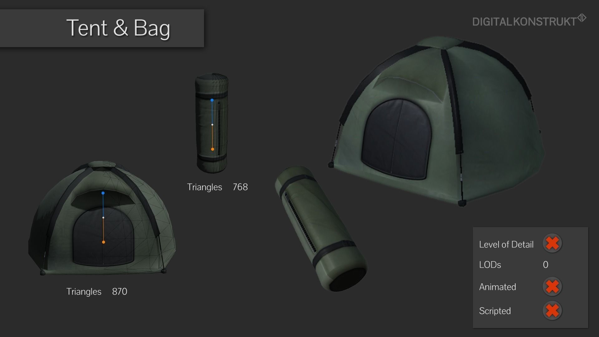 Outdoor Pack Vol 1 Low-poly 3D model_7