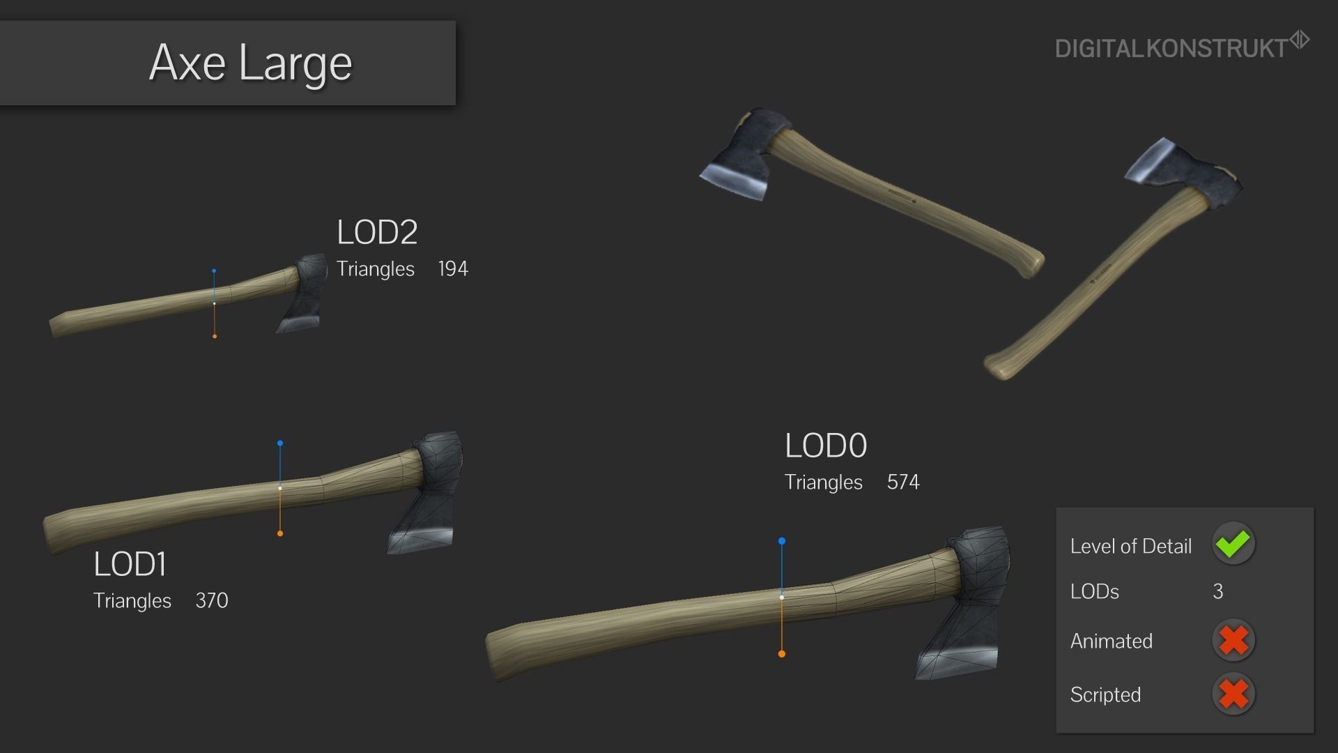 Outdoor Pack Vol 1 Low-poly 3D model_10