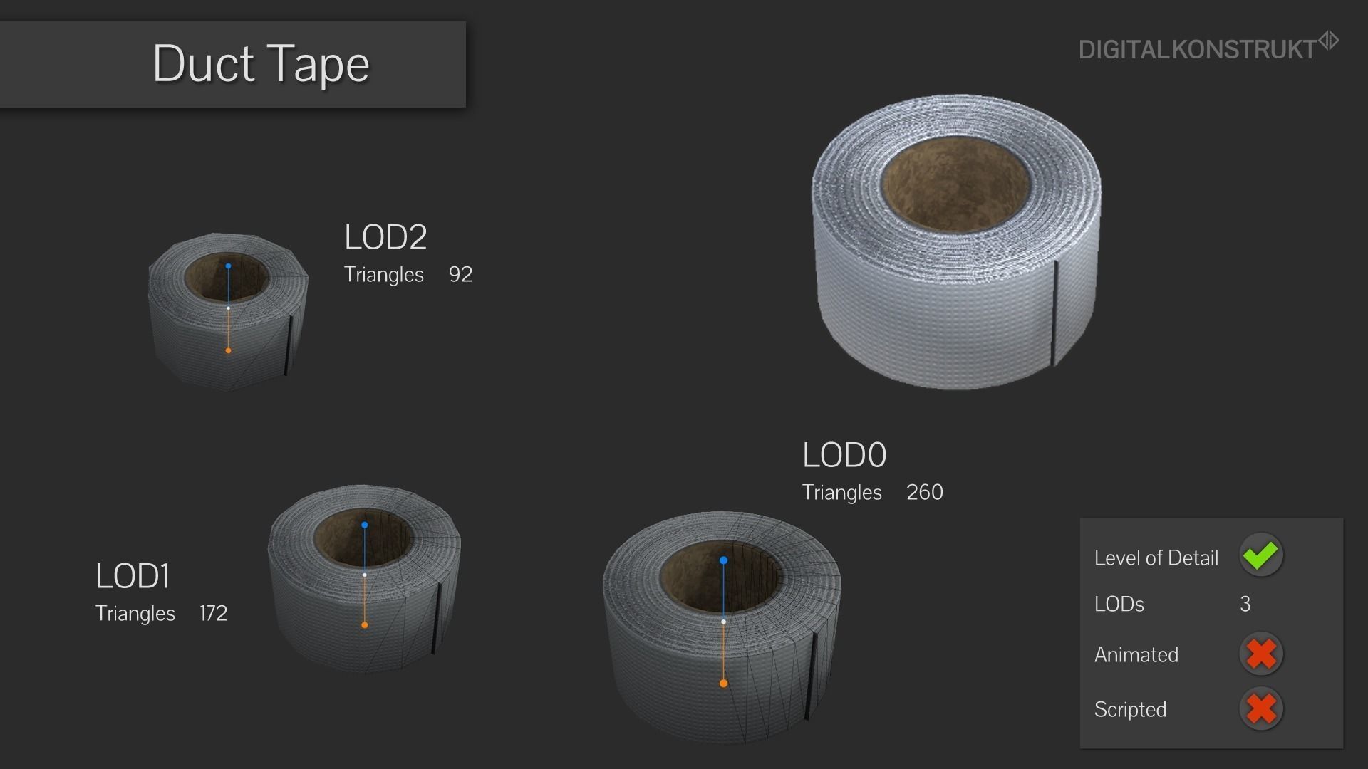 Outdoor Pack Vol 1 Low-poly 3D model_16