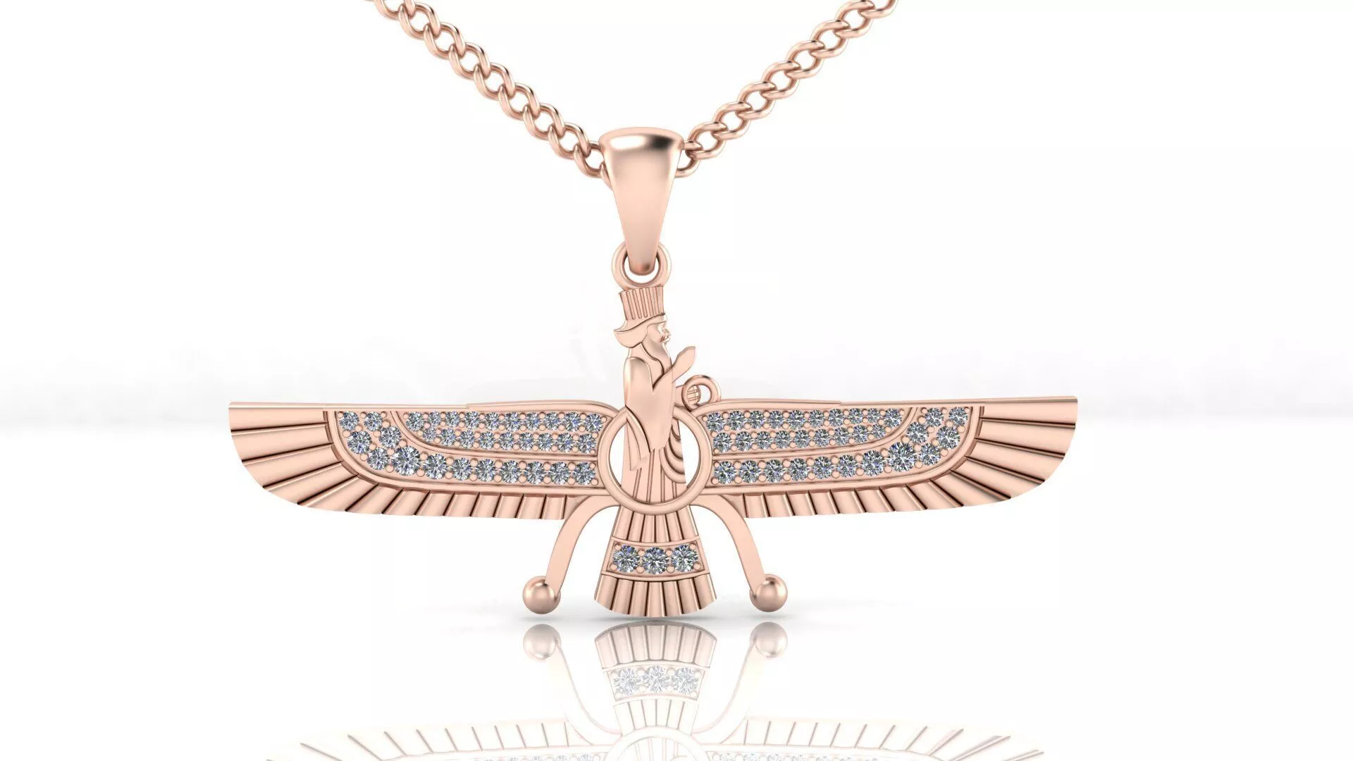 farvahar high jewelry pendant 3D print model