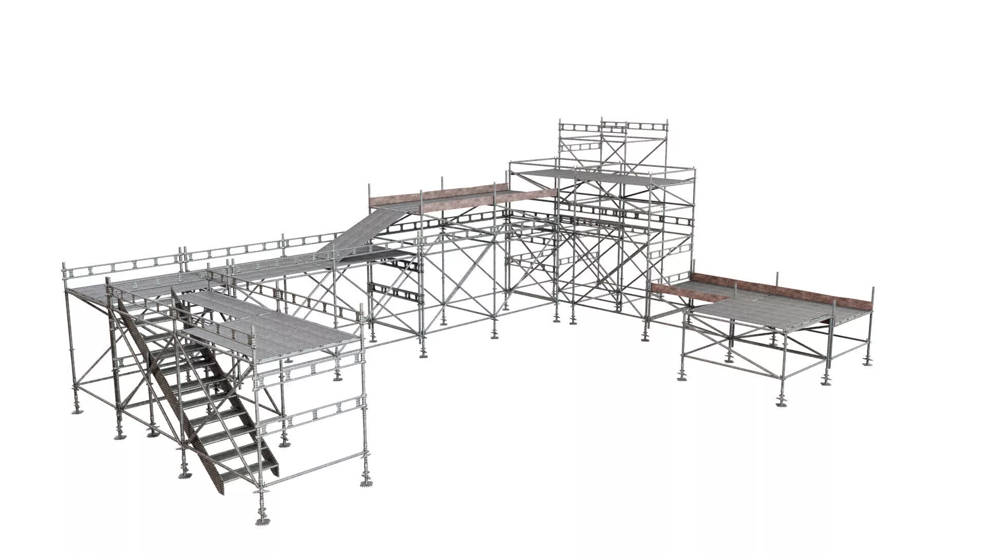 Scaffolding Kit Low-poly 3D model