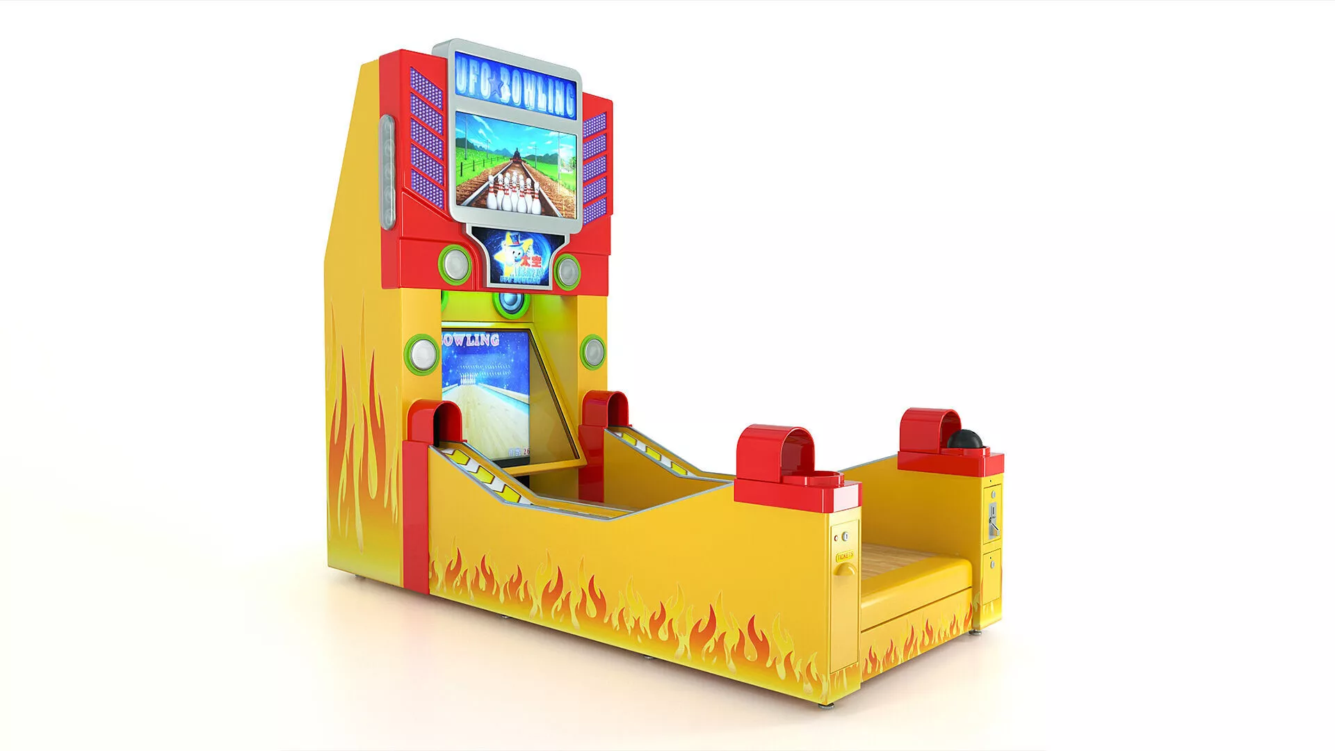 Bowling Redemption Game Machine 3D model