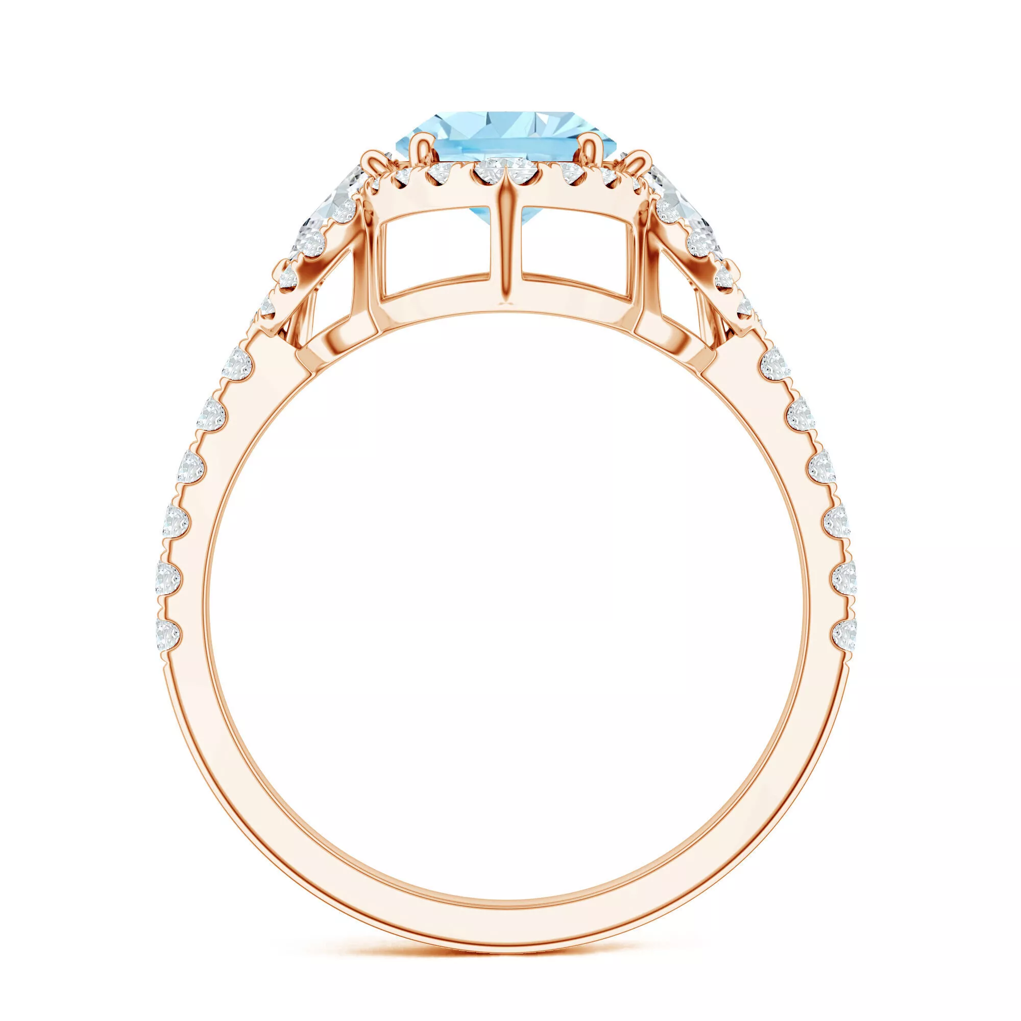 oval shaped RING 3D print model