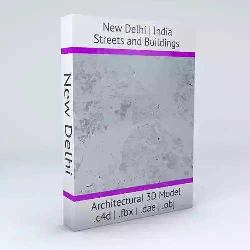 New Delhi Streets and Buildings