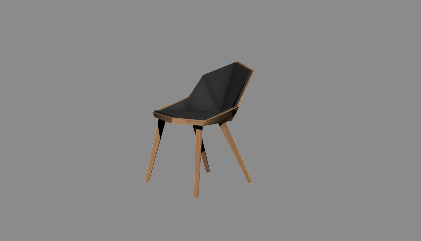 Fan Chair by John Ford 3D model_7