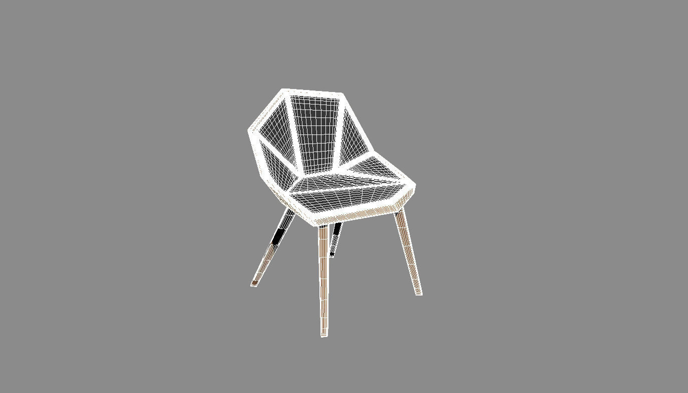 Fan Chair by John Ford 3D model_2
