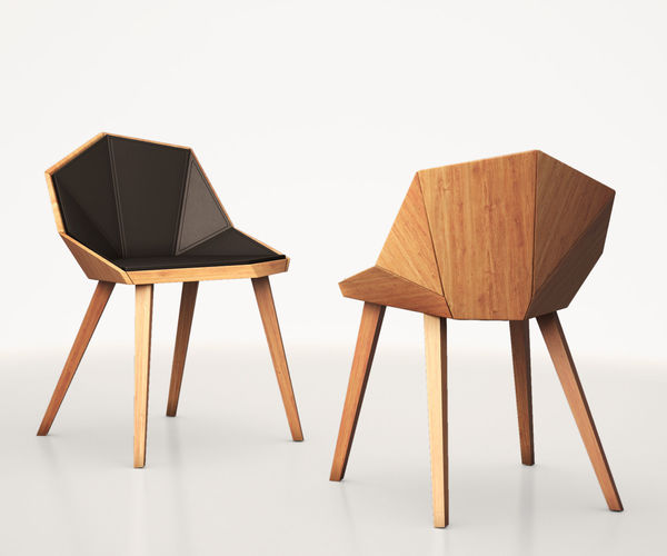 Fan Chair by John Ford 3D model