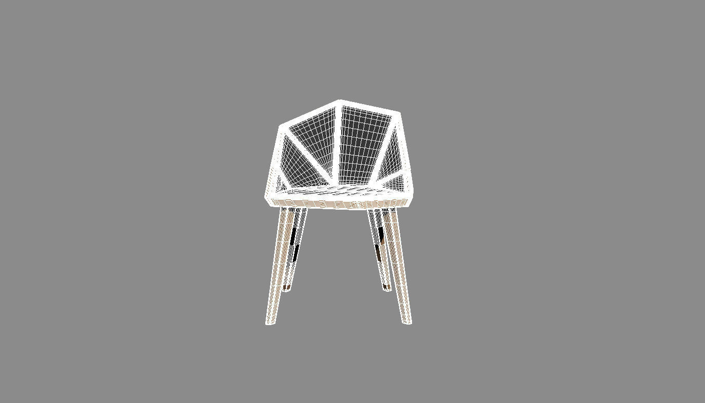 Fan Chair by John Ford 3D model_3
