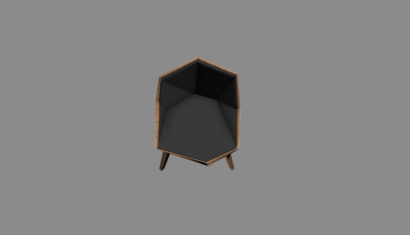 Fan Chair by John Ford 3D model_6