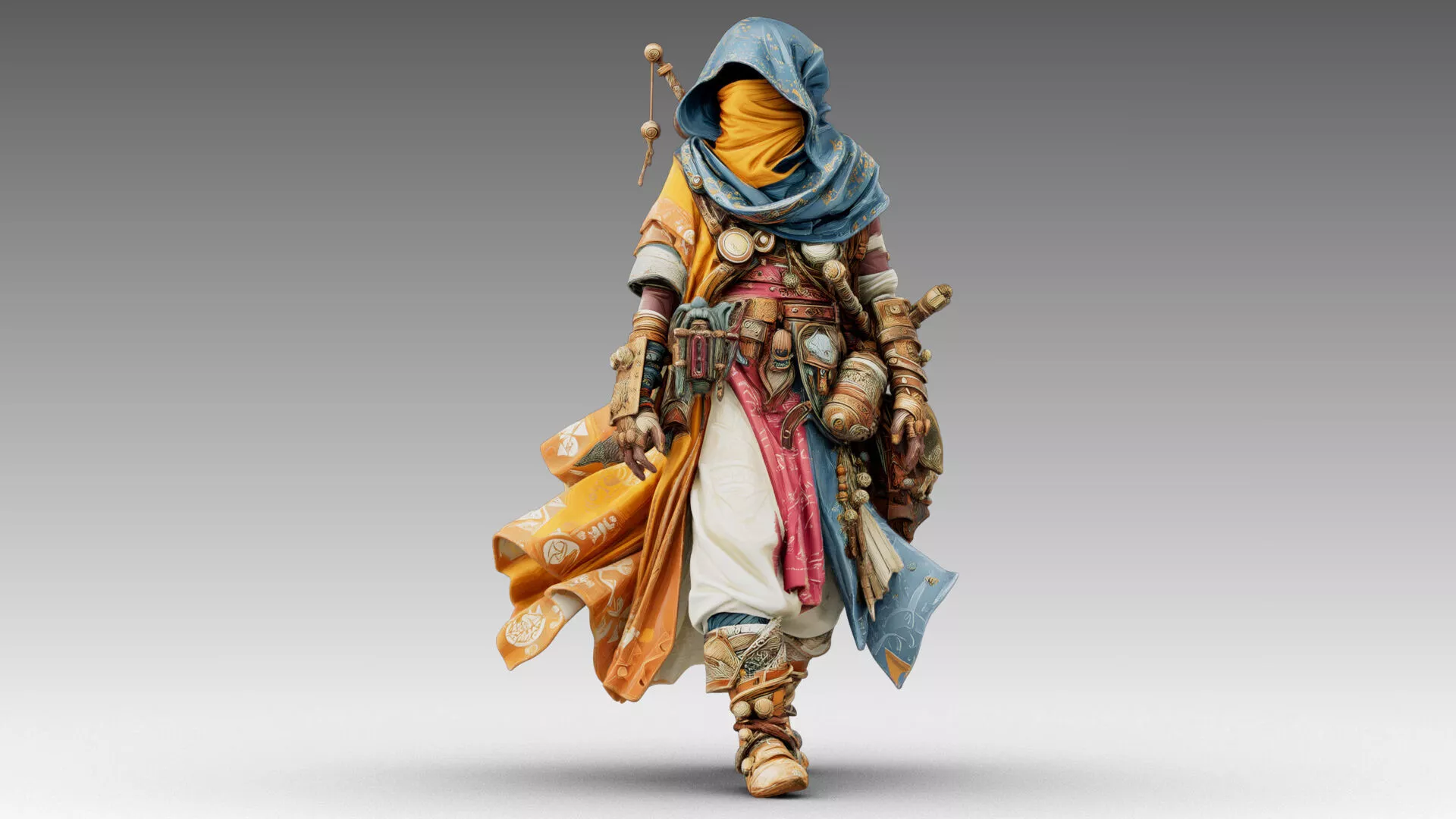 Patchwork Wanderer 3D model