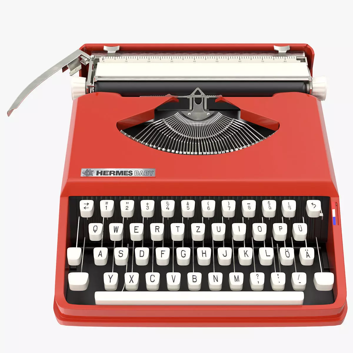 Hermes Baby Typewriter 3D model_0
