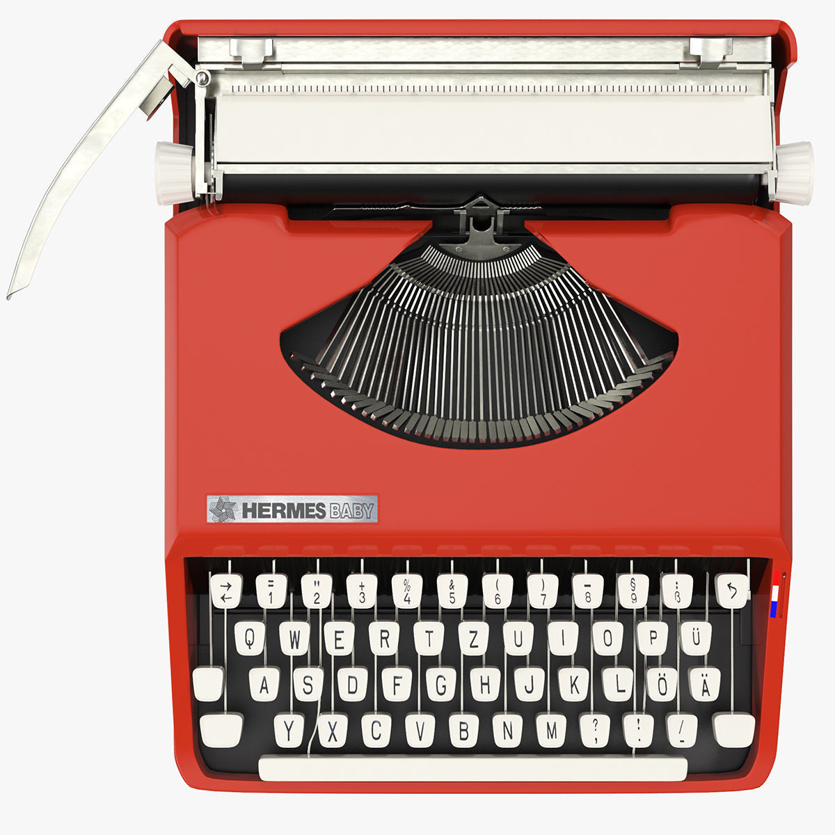 Hermes Baby Typewriter 3D model_3