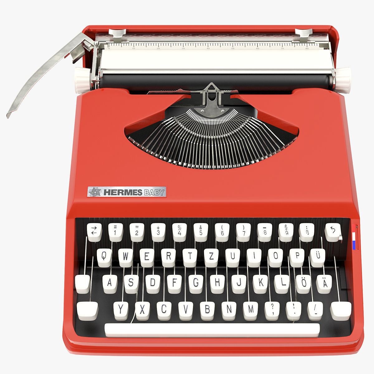 Hermes Baby Typewriter 3D model_1