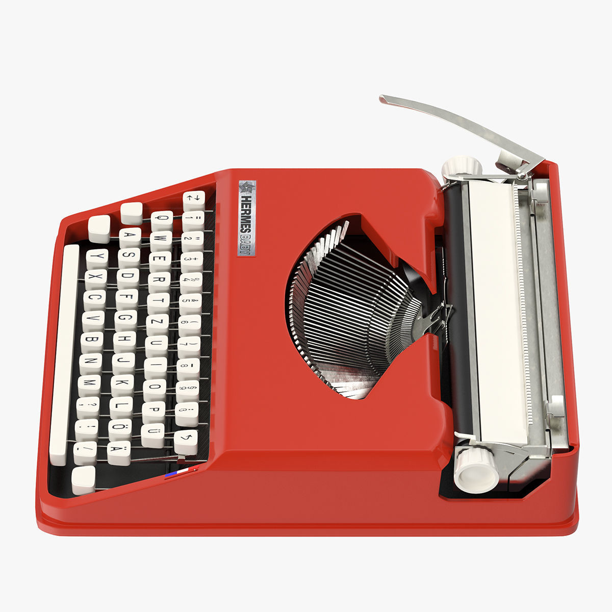 Hermes Baby Typewriter 3D model_7