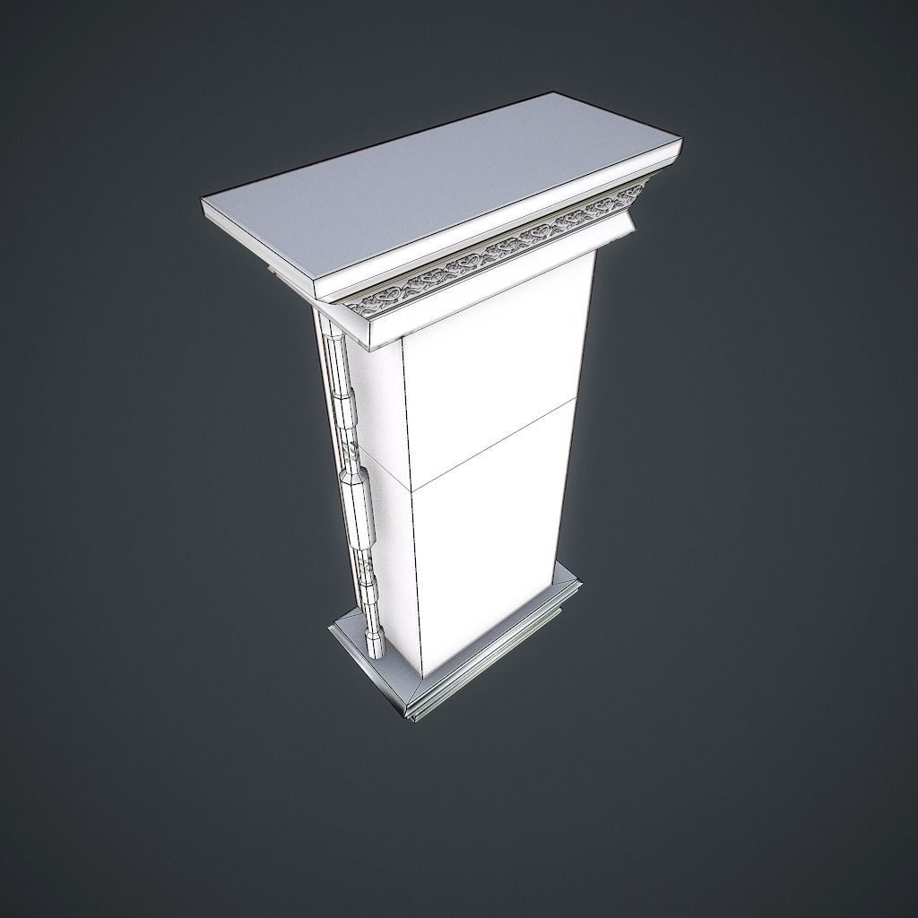 Old Clock Animated pbr Low-poly 3D model_12