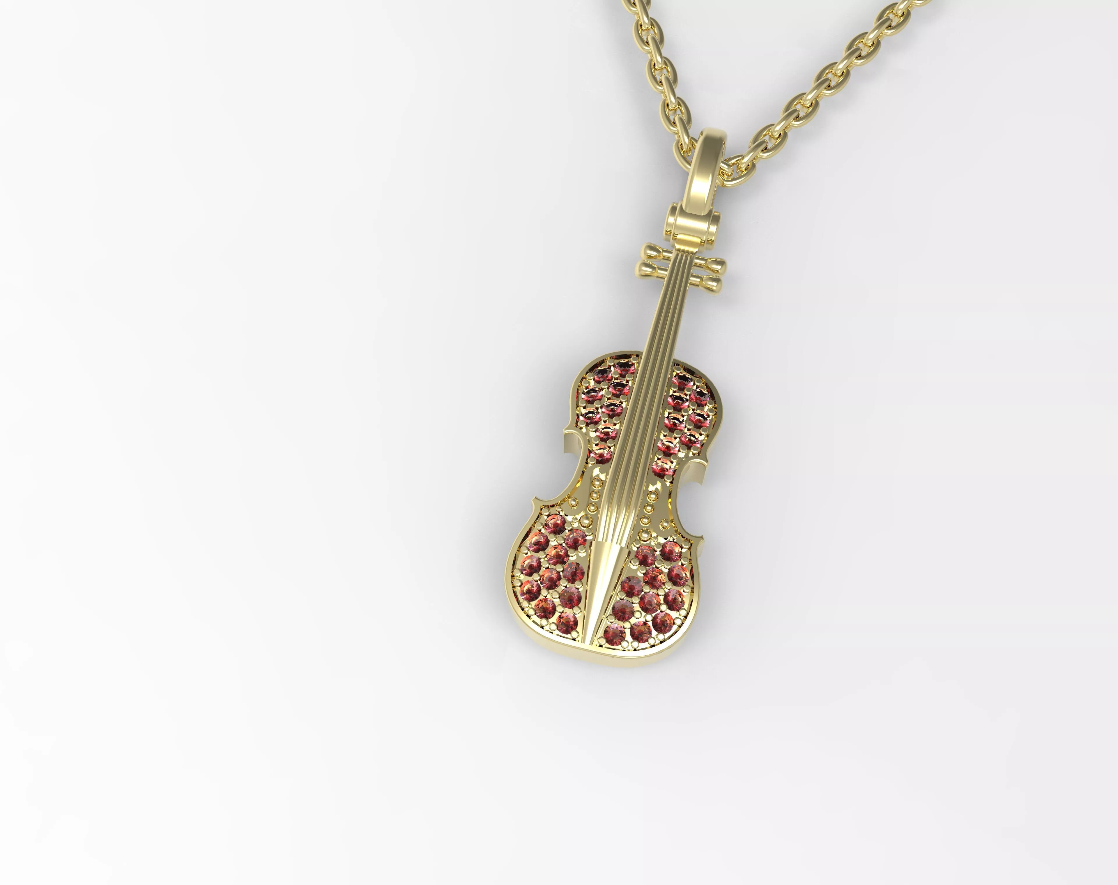Violin Dije Pendant 3D print model