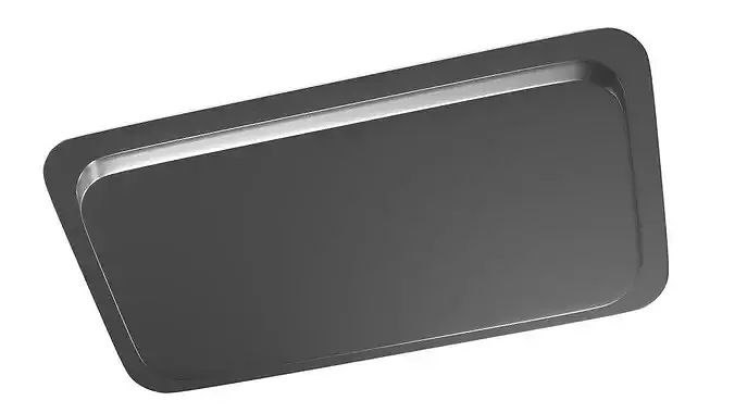Stainless Steel Mayo Tray PBR Low-poly 3D model 2