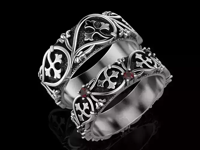 Wedding Ring 3D print model