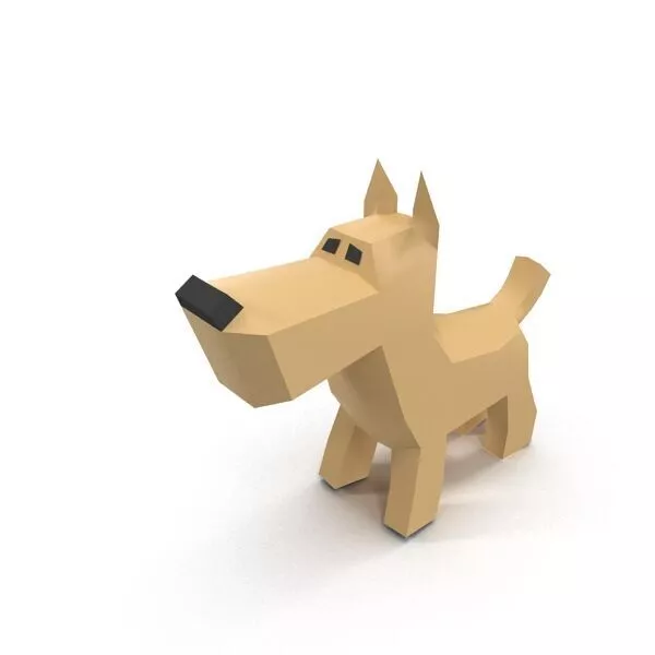 Cartoon Dog 3D model