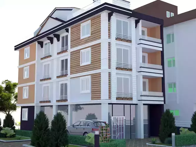 3d perfect modeling apartment 3D print model