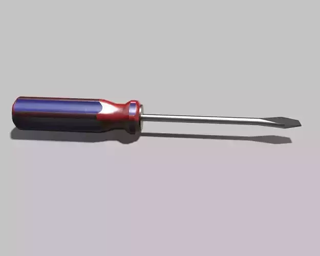 Screwdriver Free low-poly 3D model