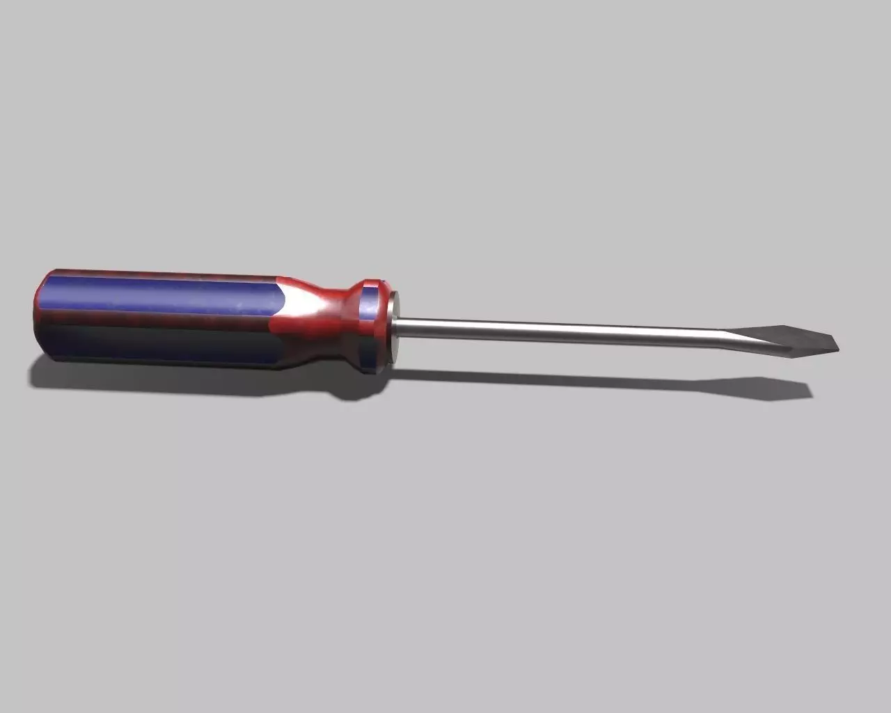 Screwdriver Free low-poly 3D model_0