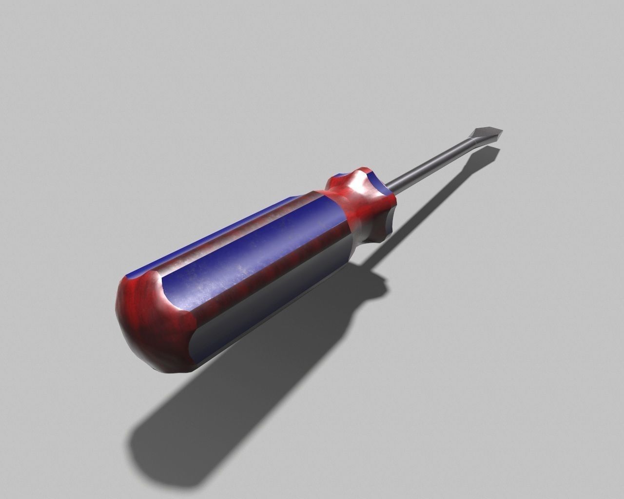 Screwdriver Free low-poly 3D model_4