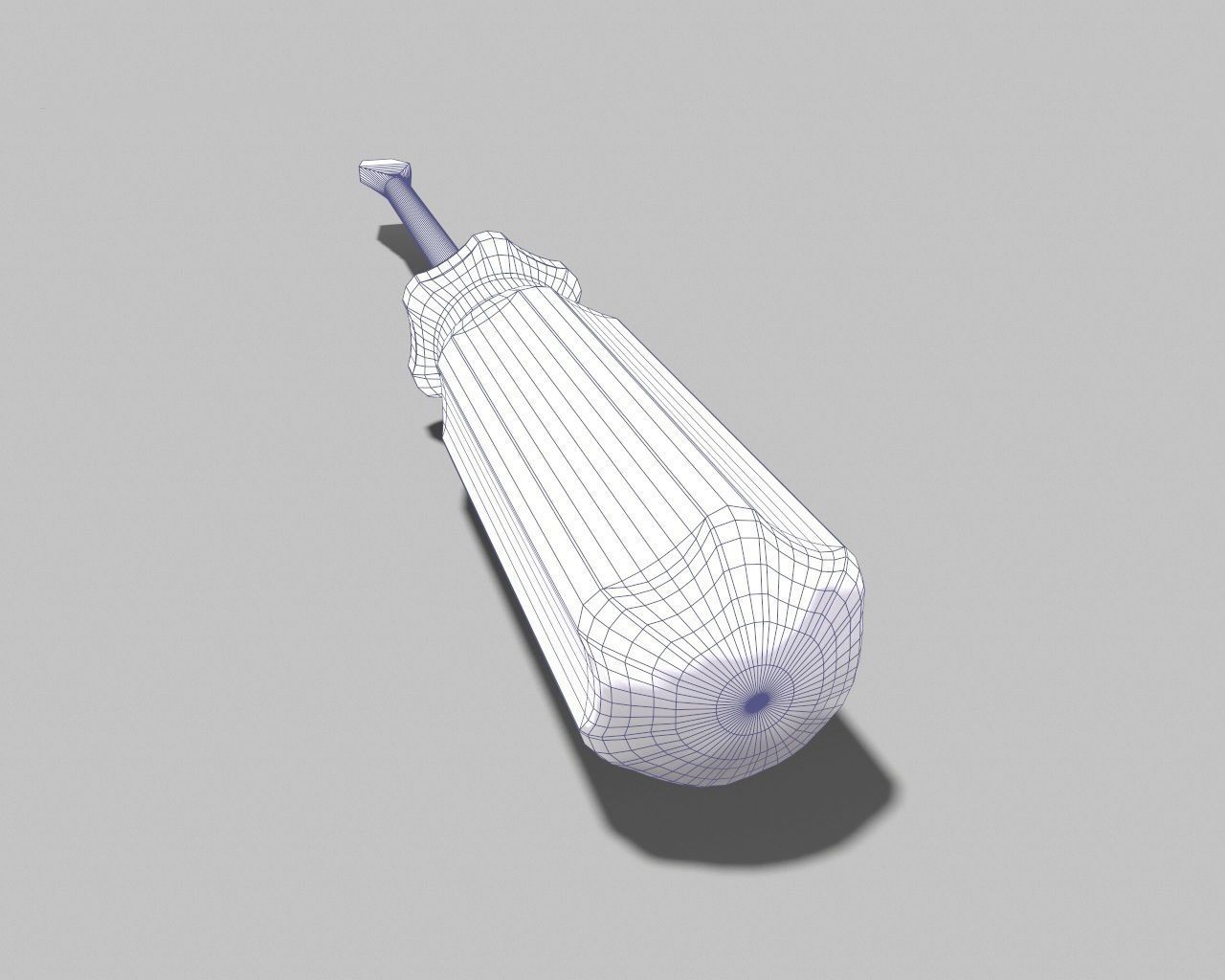 Screwdriver Free low-poly 3D model_3