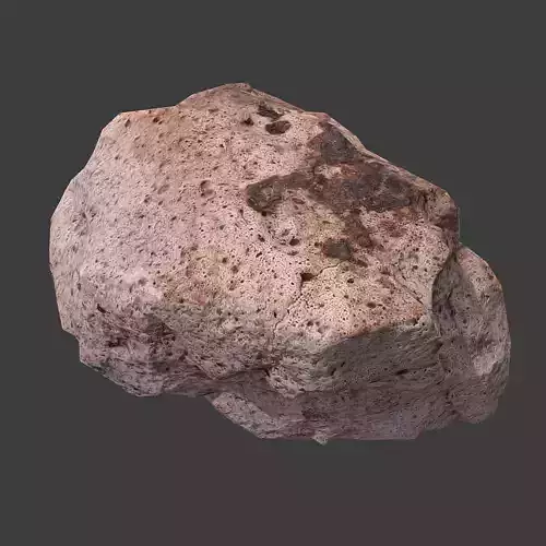 Cinder Debris Low-poly 3D model
