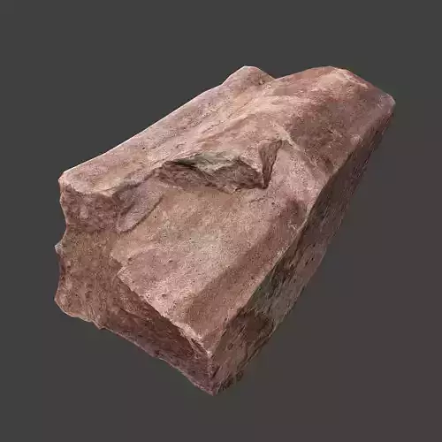 Cinder Debris Low-poly 3D model