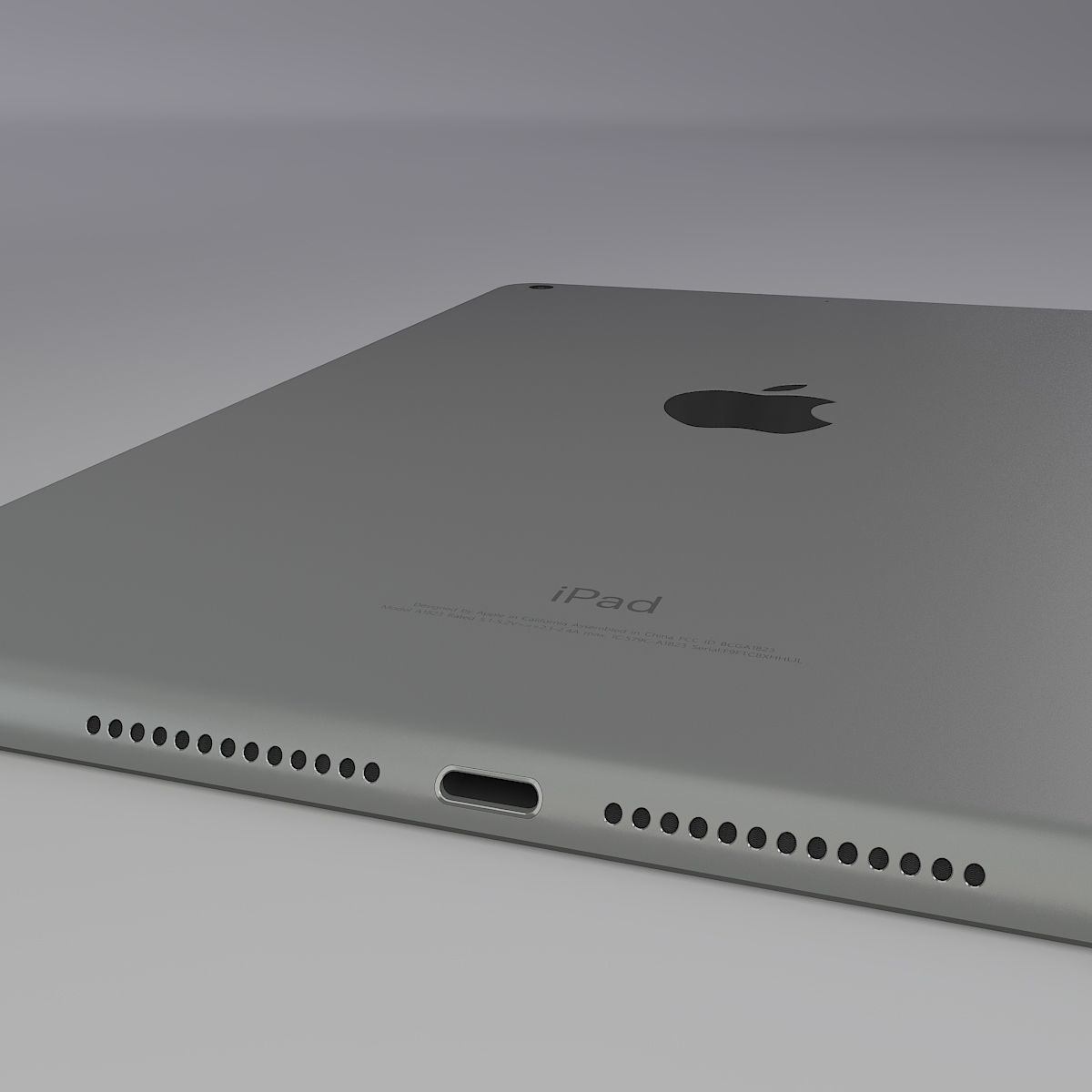 Apple ipad 9-7 3D model_3