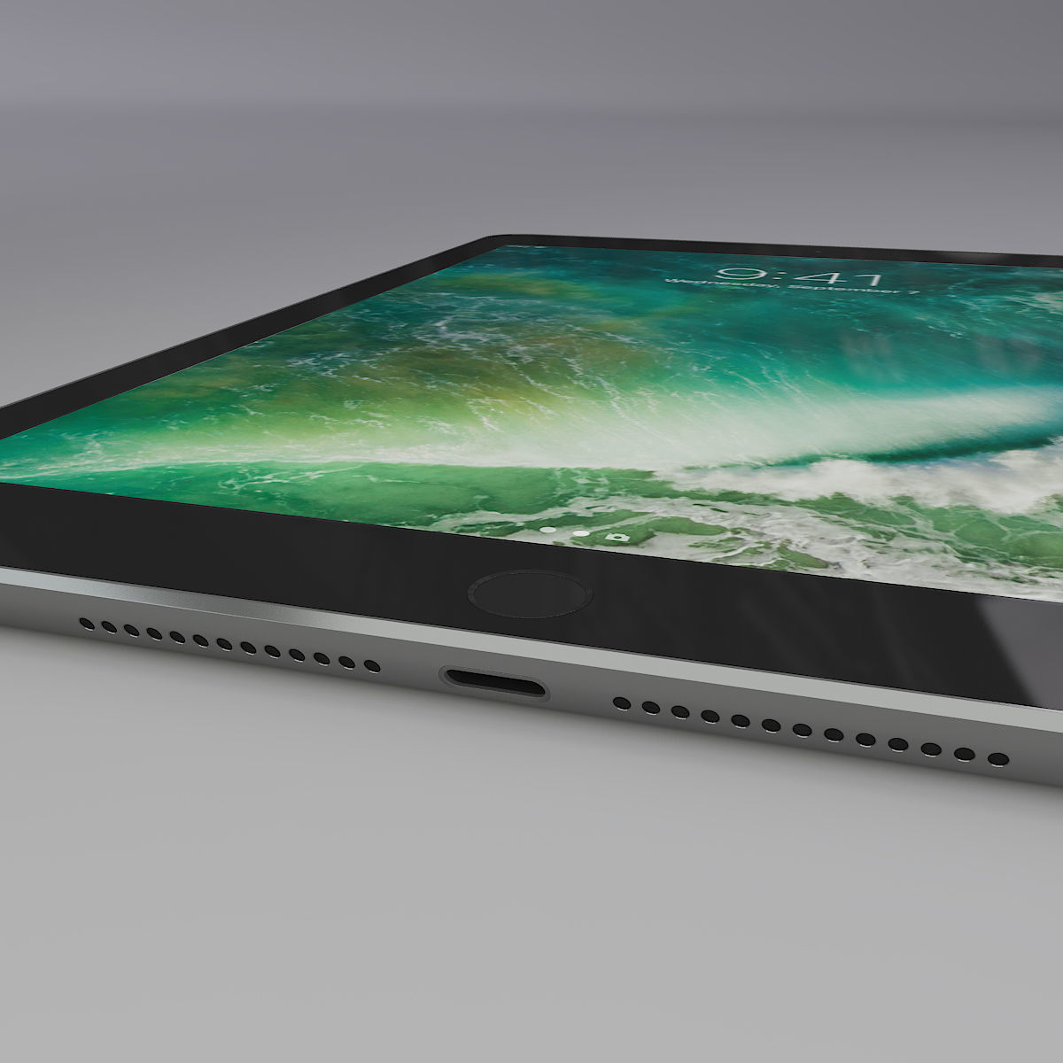 Apple ipad 9-7 3D model_11