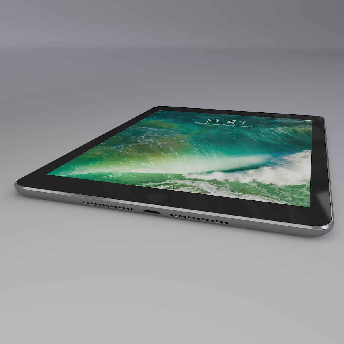 Apple ipad 9-7 3D model_12