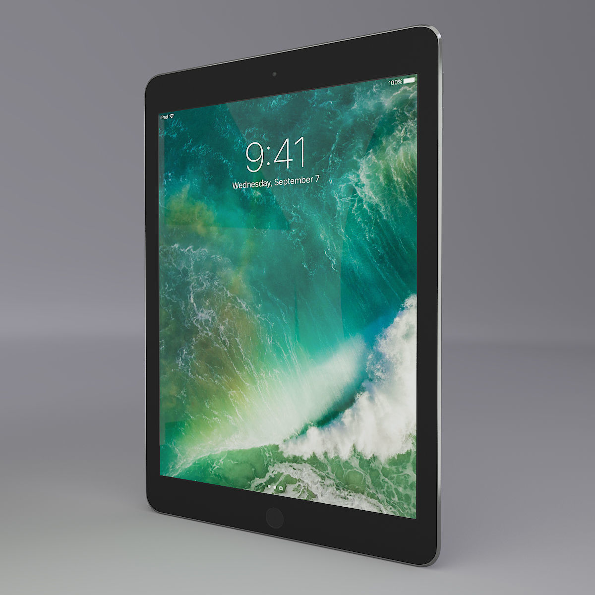 Apple ipad 9-7 3D model_6