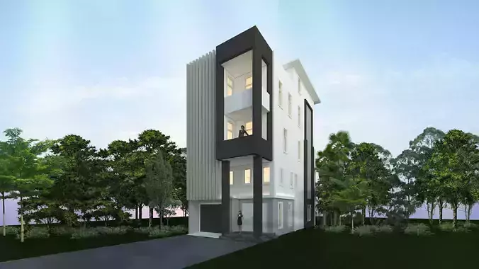 House Flat 3D model