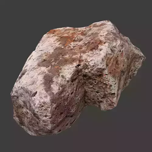 Cinder Debris Low-poly 3D model