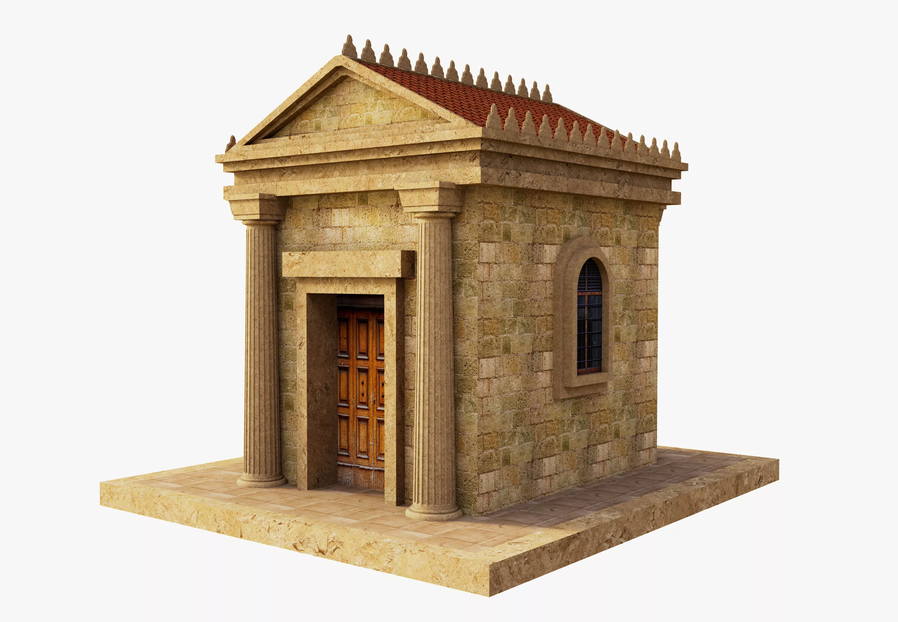 Ancient Temple Gate Free 3D model