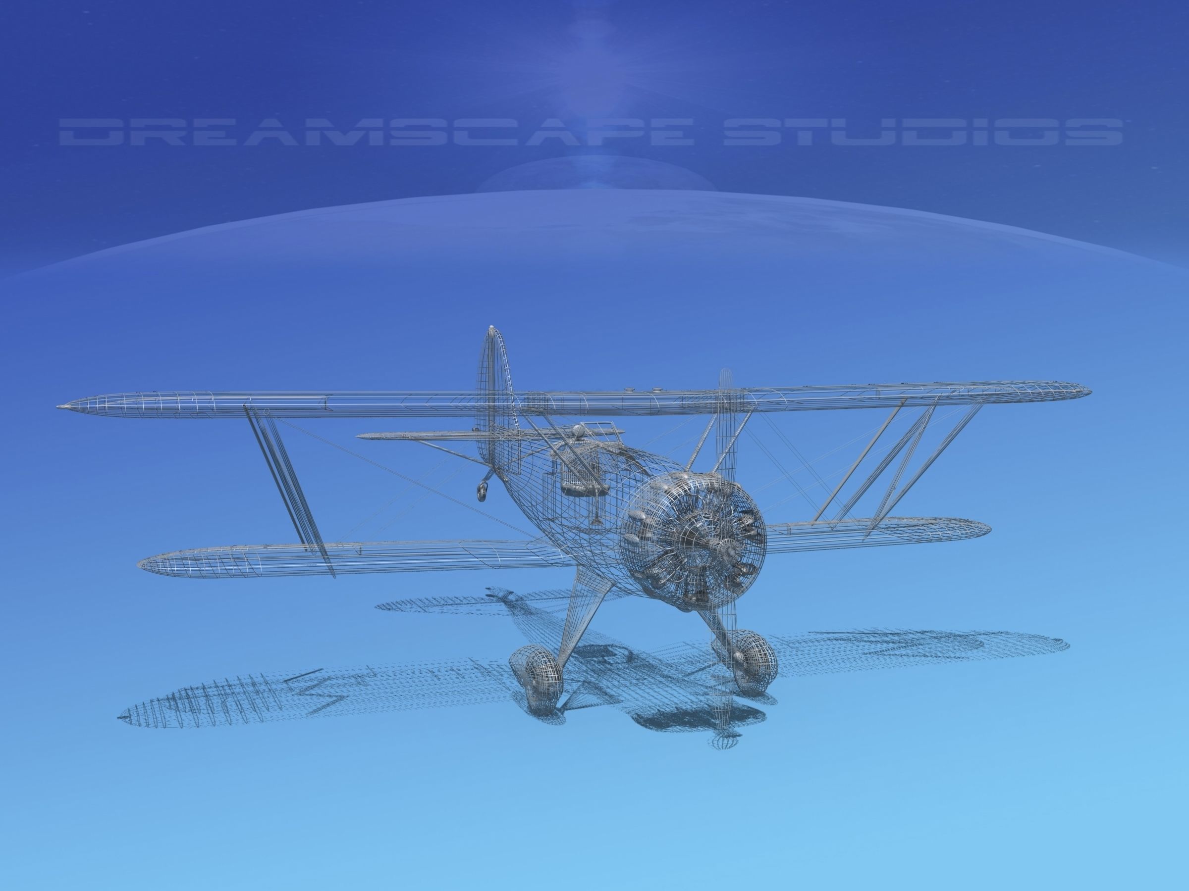 Waco YMF-5 V07 3D model_16