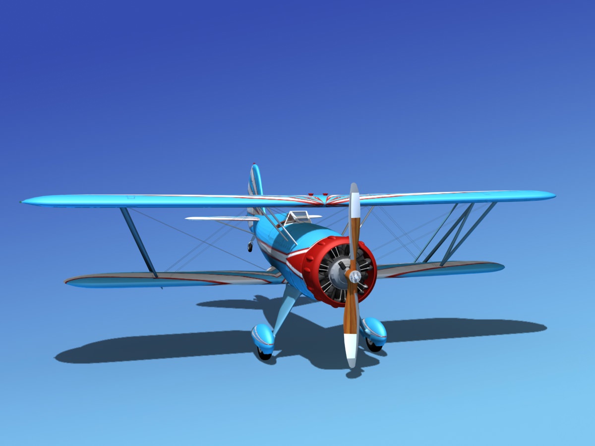 Waco YMF-5 V07 3D model_3