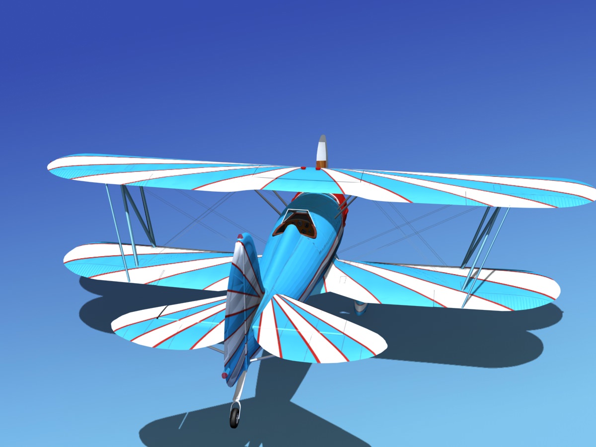 Waco YMF-5 V07 3D model_7